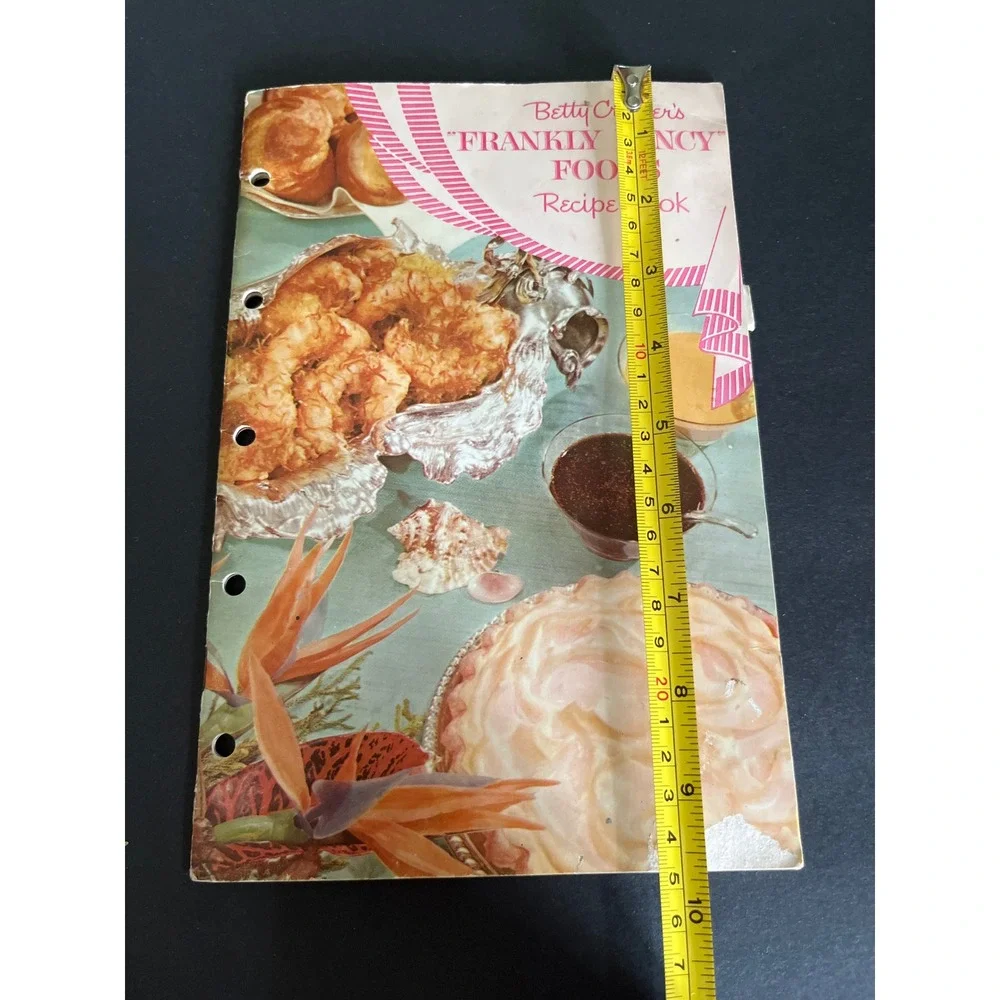 Vintage Betty Crocker Frankly Fancy Foods Recipe Book Mid Century Booklet